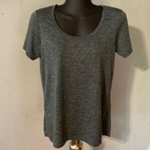 Small Nike dark gray short sleeve round neck oversized top shirt